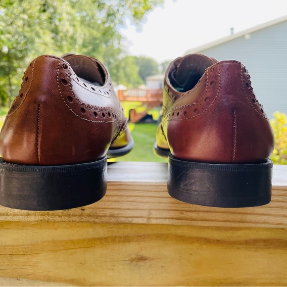 Zara Man Wingtip Oxford Brown Leather Casual Shoes Men’s Size 43 (US 9) - Picture 9 of 9